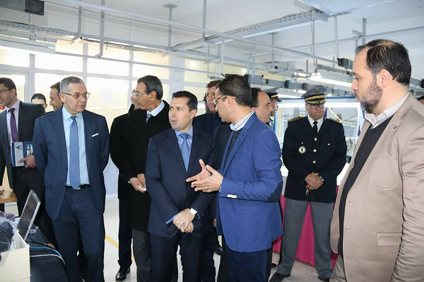 Visite des Ateliers ISA par le Ministre de l'Industrie et des PME en Tunisie 