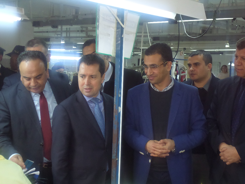 Visite des Ateliers ISA par le Ministre de l'Industrie et des PME en Tunisie 