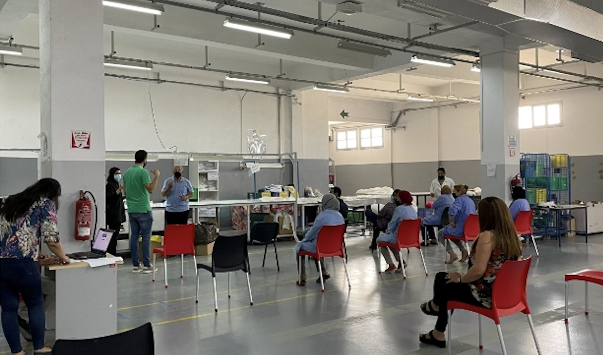 Campagne de vaccination contre le Covid-19 au sein des Ateliers ISA